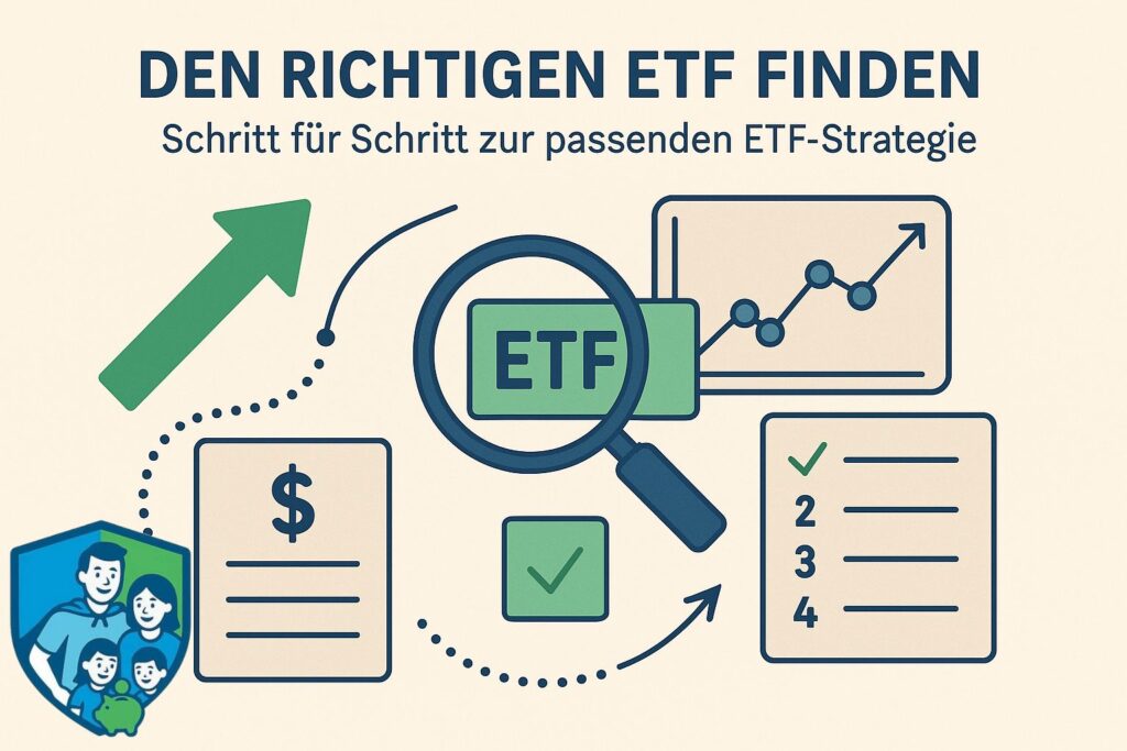 Den richtigen ETF finden – ETF-Vergleich mit Checkliste und Kurve zur Auswahl der passenden ETF-Strategie
