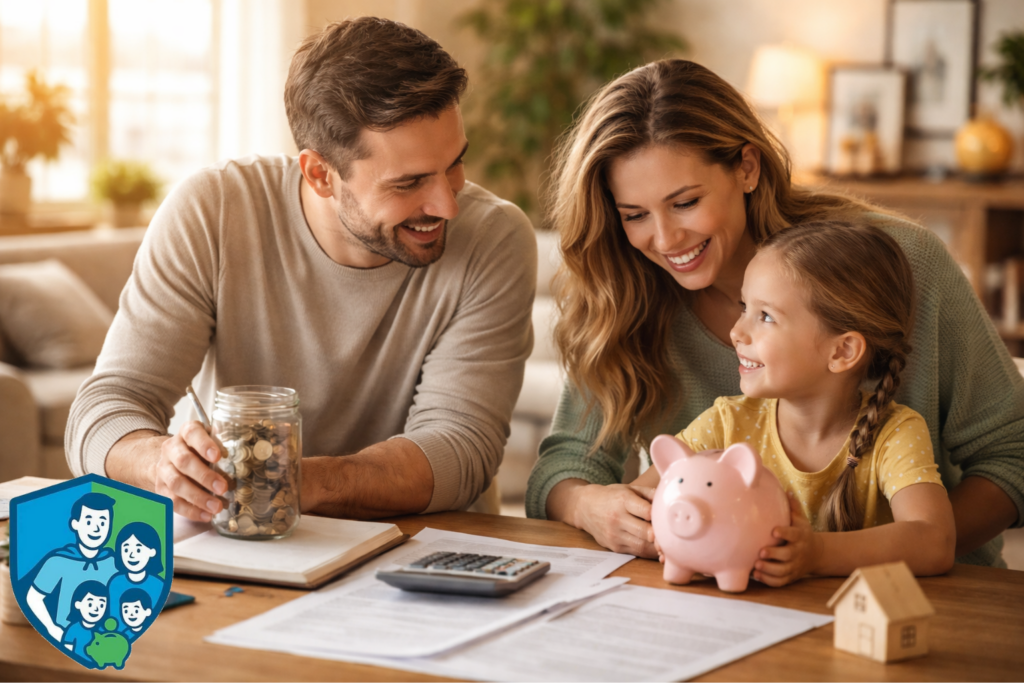 Junior-Depot für Kinder – Familie plant gemeinsam den langfristigen Vermögensaufbau